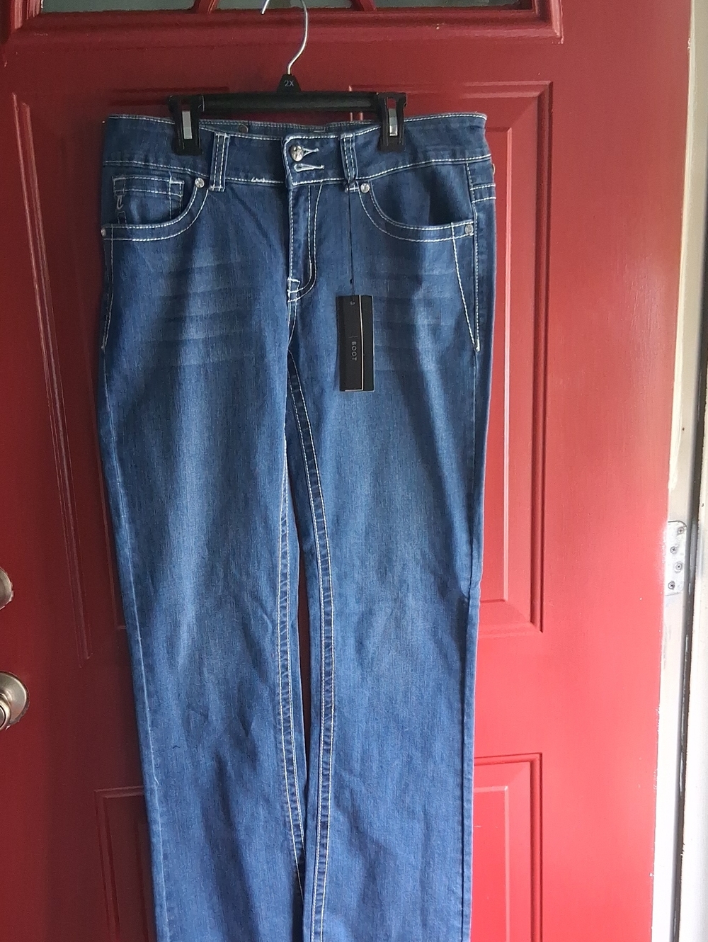 Wonens Miss C Blue Boot Cut-Leg Jeans